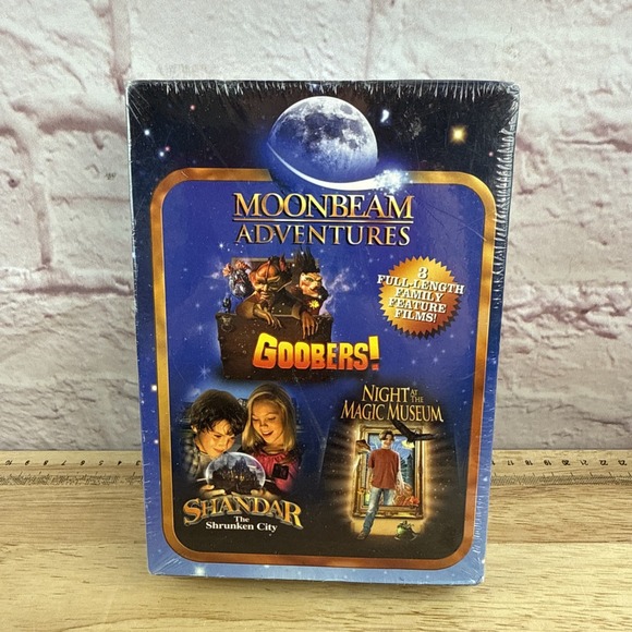 Moonbeam Adventures Set,3 Family Movies, Night At The Magic Museum, Goobers,DVDs - Picture 1 of 3